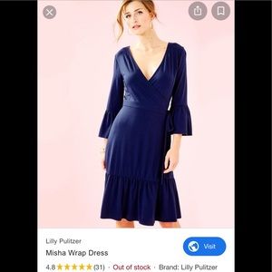 Misha Wrap Dress, NWOT